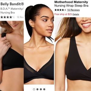 Three Maternity/Nursing Bras